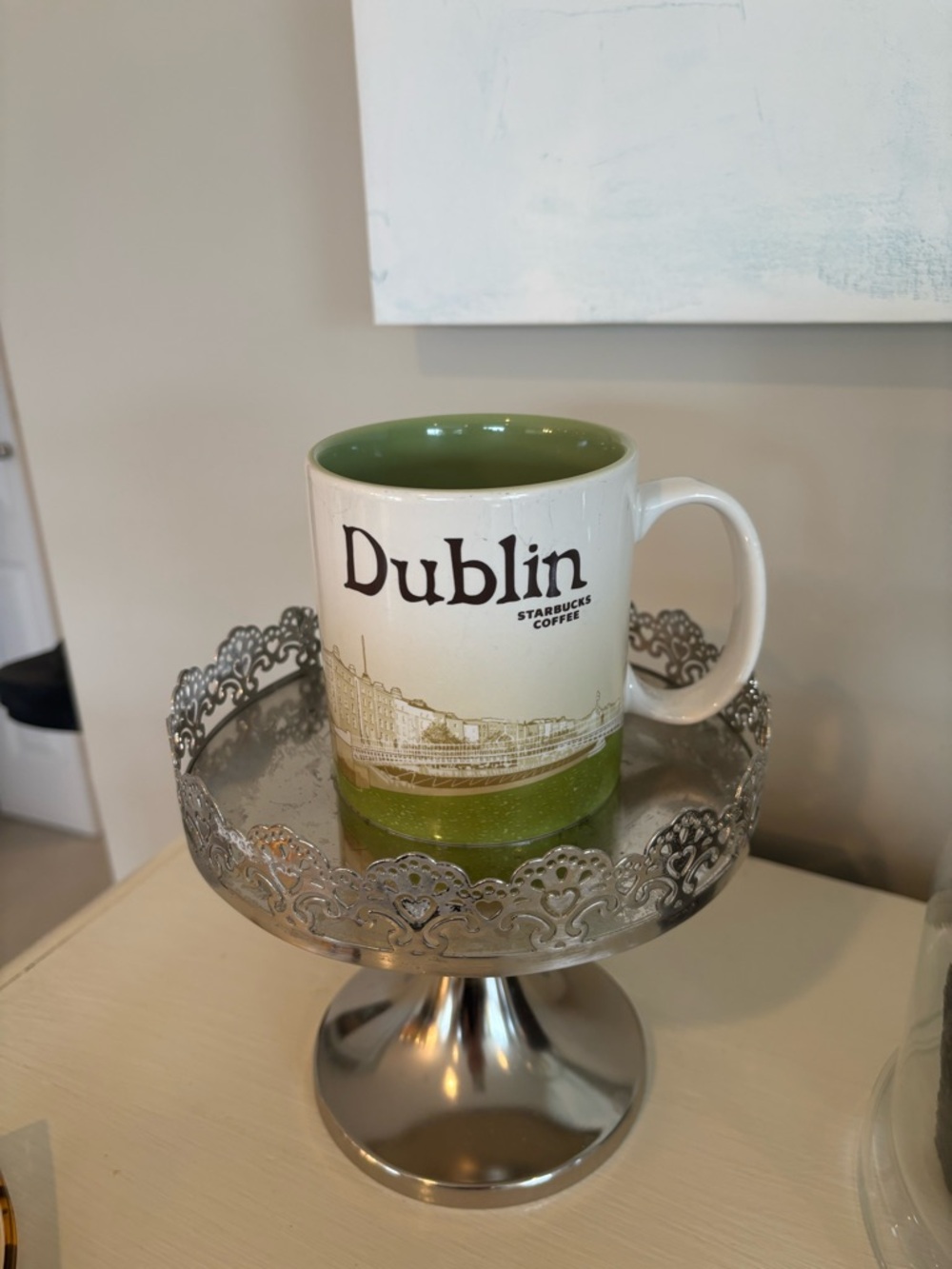 Starbucks White and Green Dublin City Mug